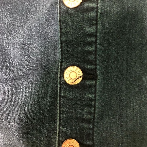 ‼️BUTTON UP DENIM SKIRT - Picture 4 of 5